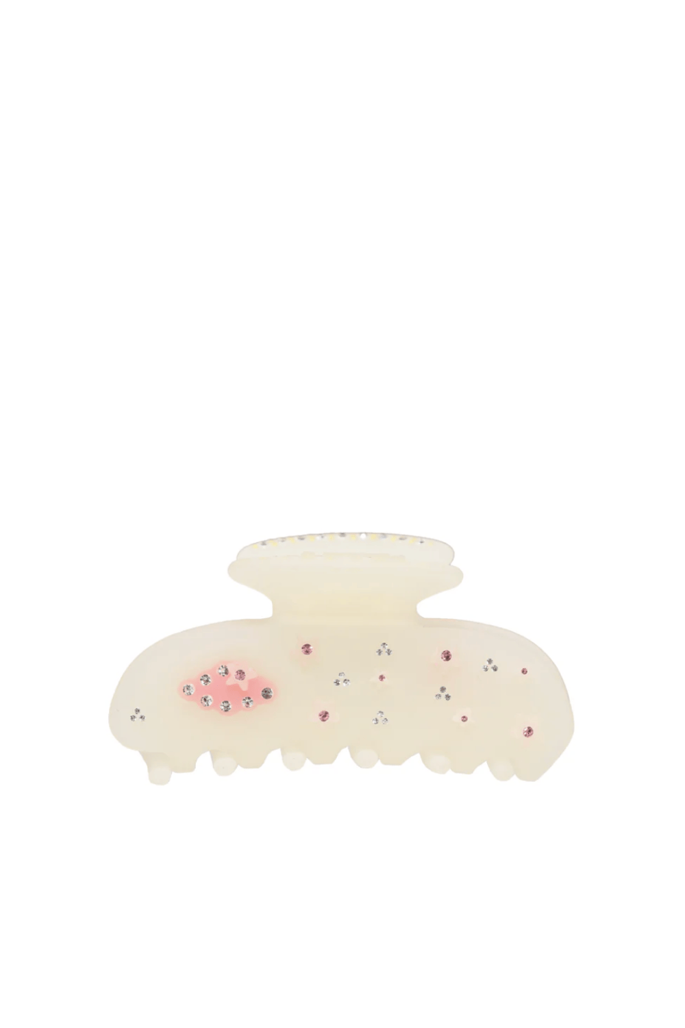 EMI JAY Sweetheart Clip Cloud Kiss Ivory Embellished Hair Clip