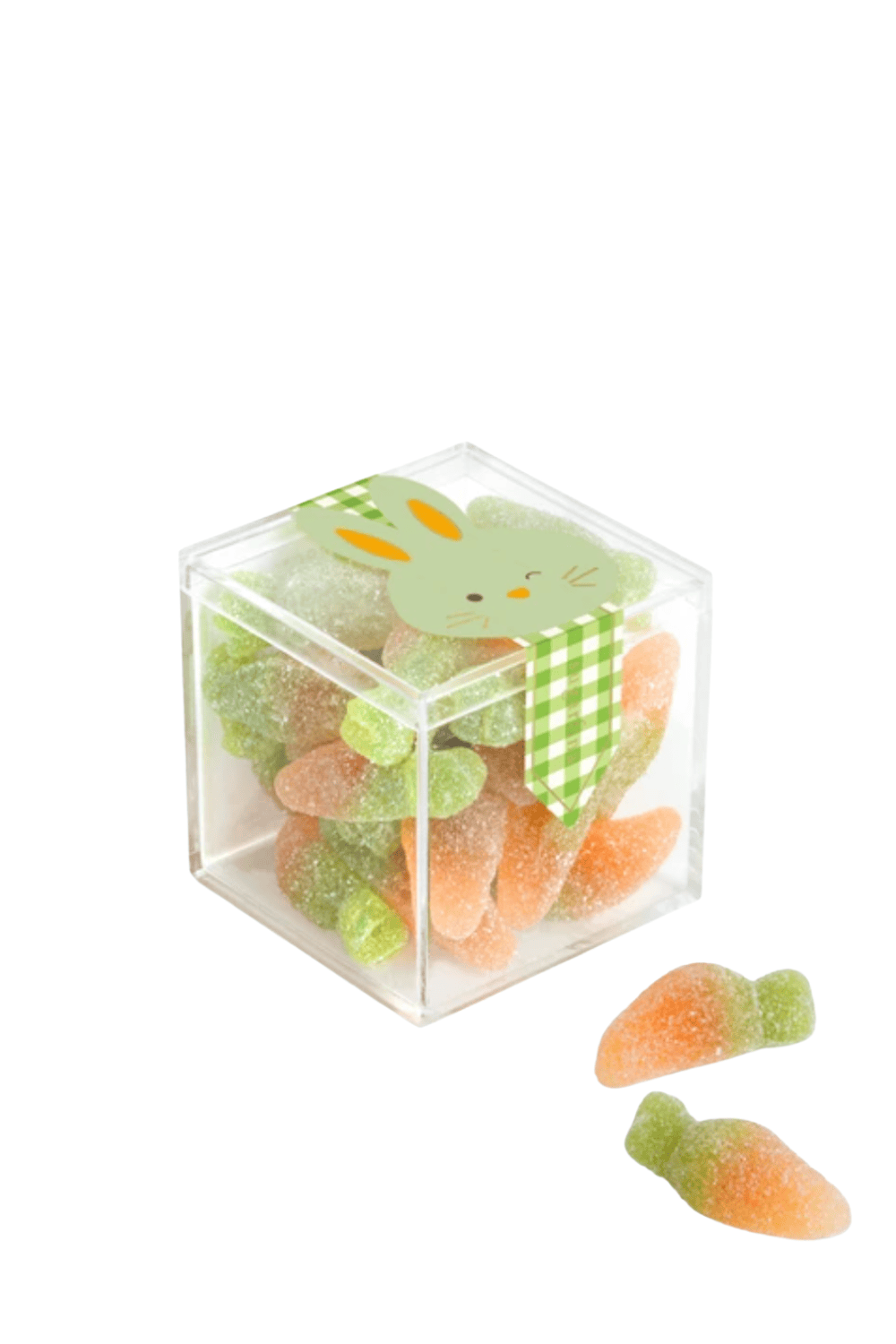 sugarfina Green Bunny Baby Carrots Candy Box