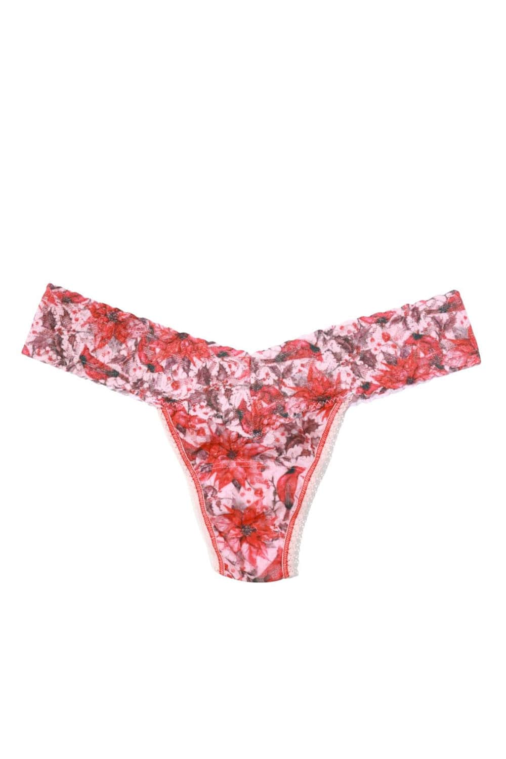 Hanky Panky Poinsettia Lace Low Rise Thong