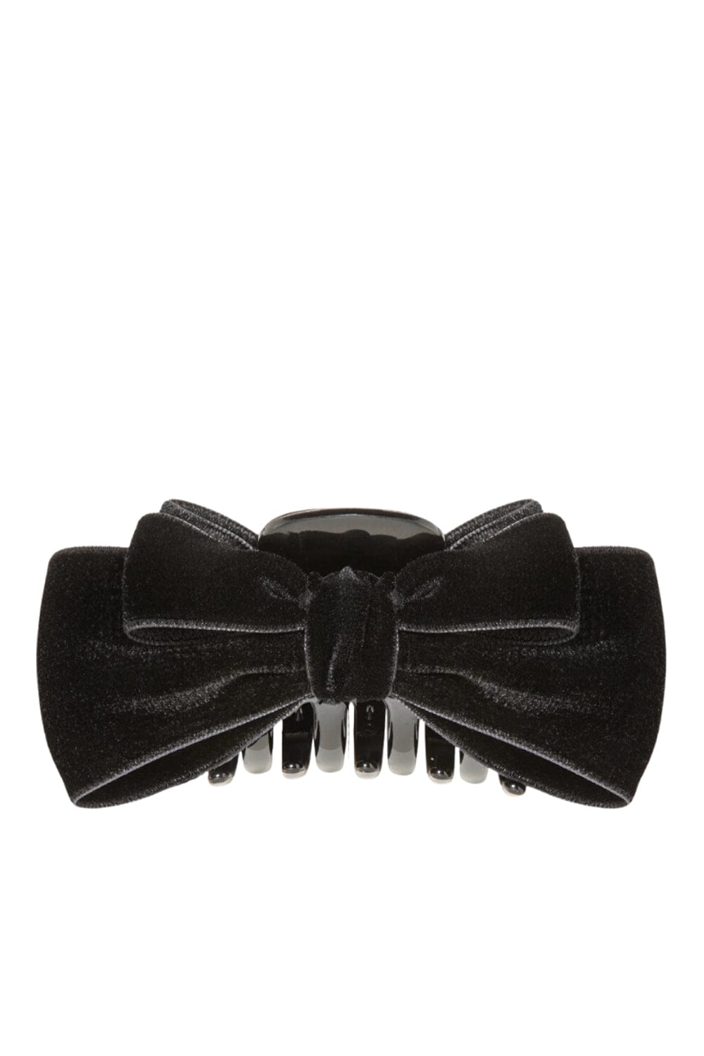 Jennifer Behr Matilda Black Velvet Jaw Clip