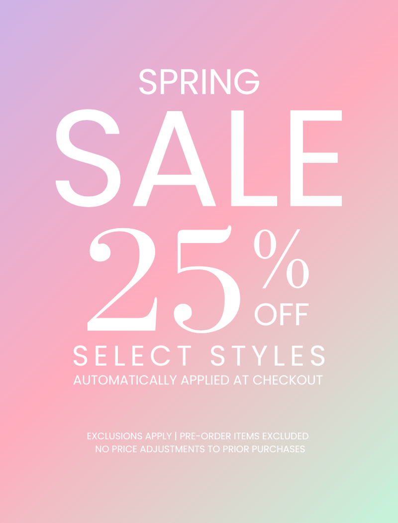 Spring Sale 25