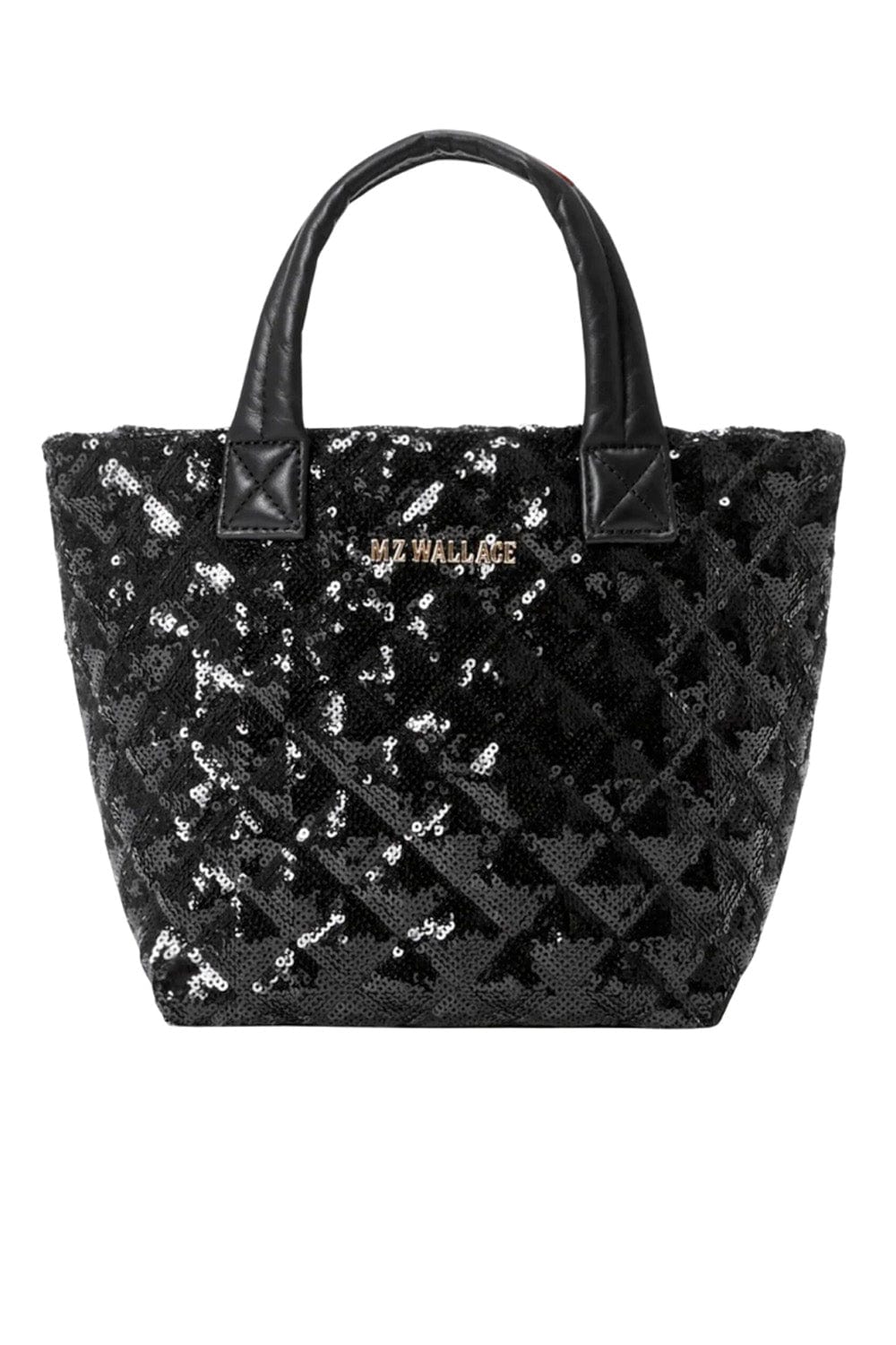 MZ Wallace Micro Metro Black Sequin Deluxe Tote