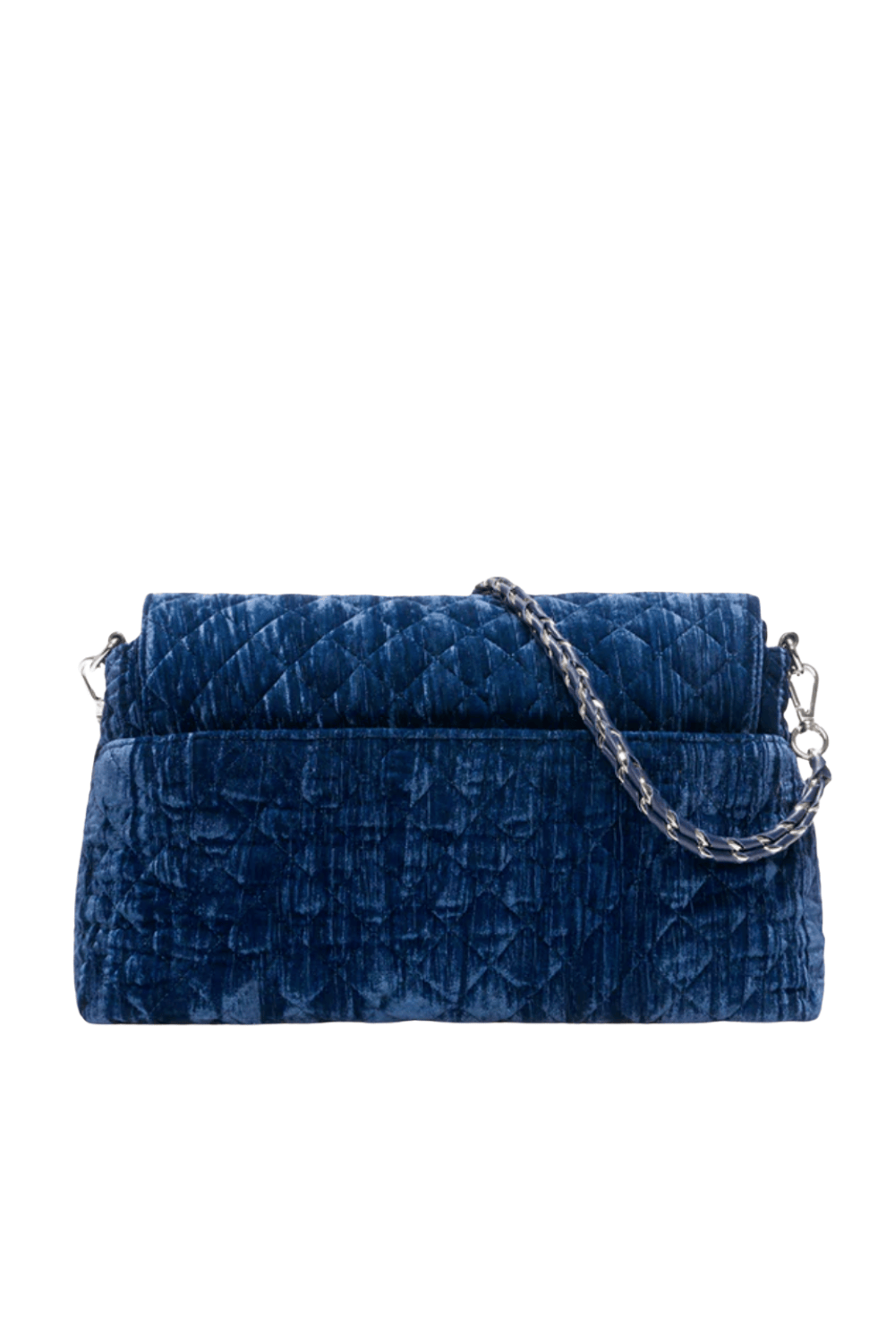 MZ Wallace Crosby Midnight Velvet Lock Shoulder Bag