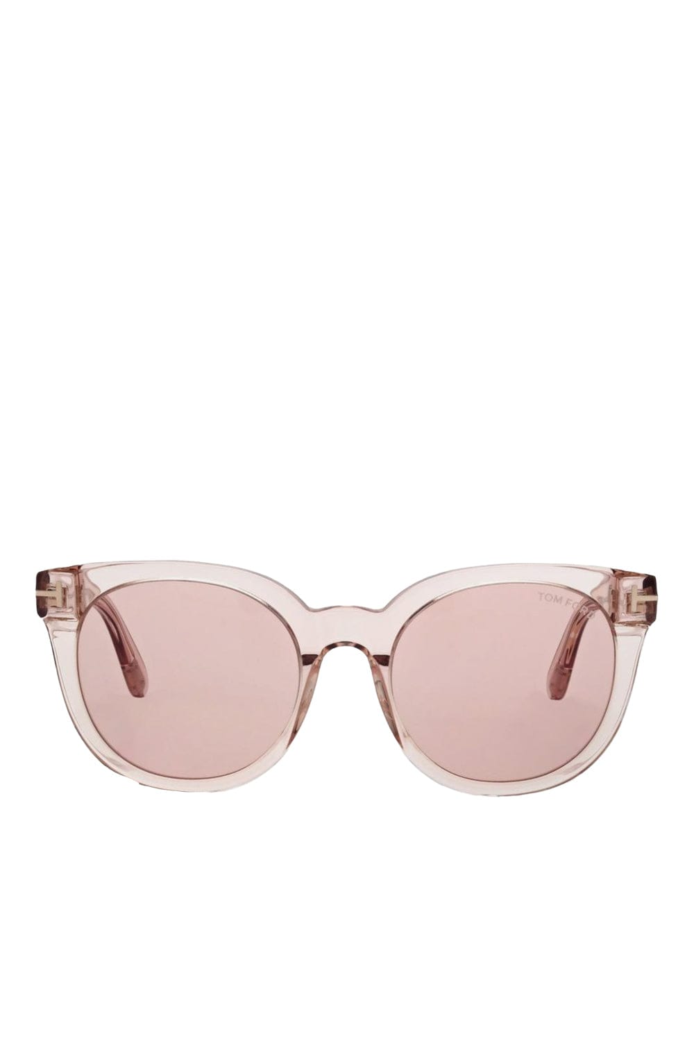 Tom Ford Eyewear Moira Pink Transparent Acetate Sunglasses