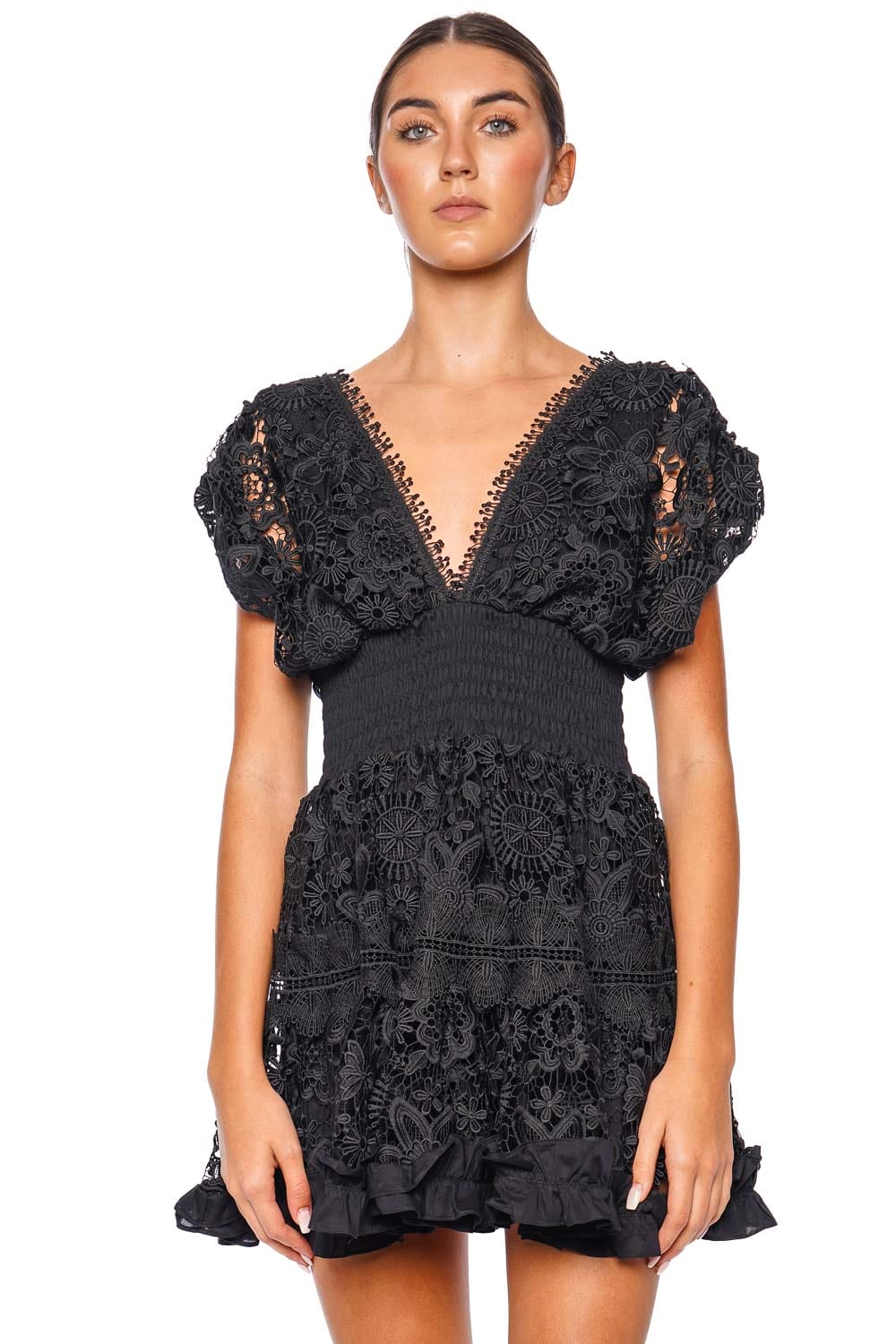 ANDMARY】Elsa lace mini dress