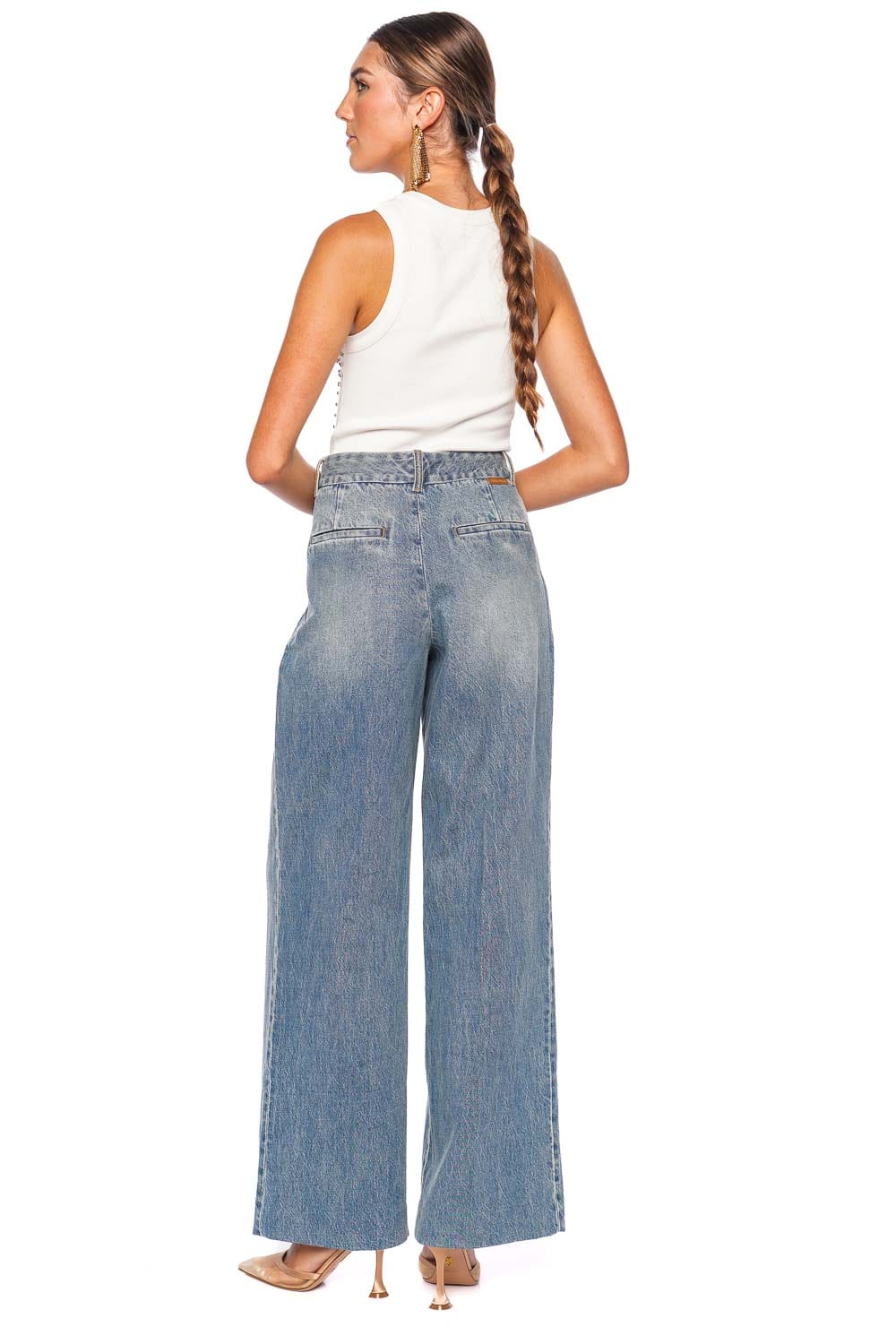 ZIMMERMANN Illustration Neptune Denim Pant