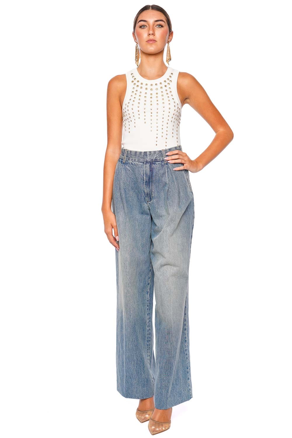 ZIMMERMANN Illustration Neptune Denim Pant