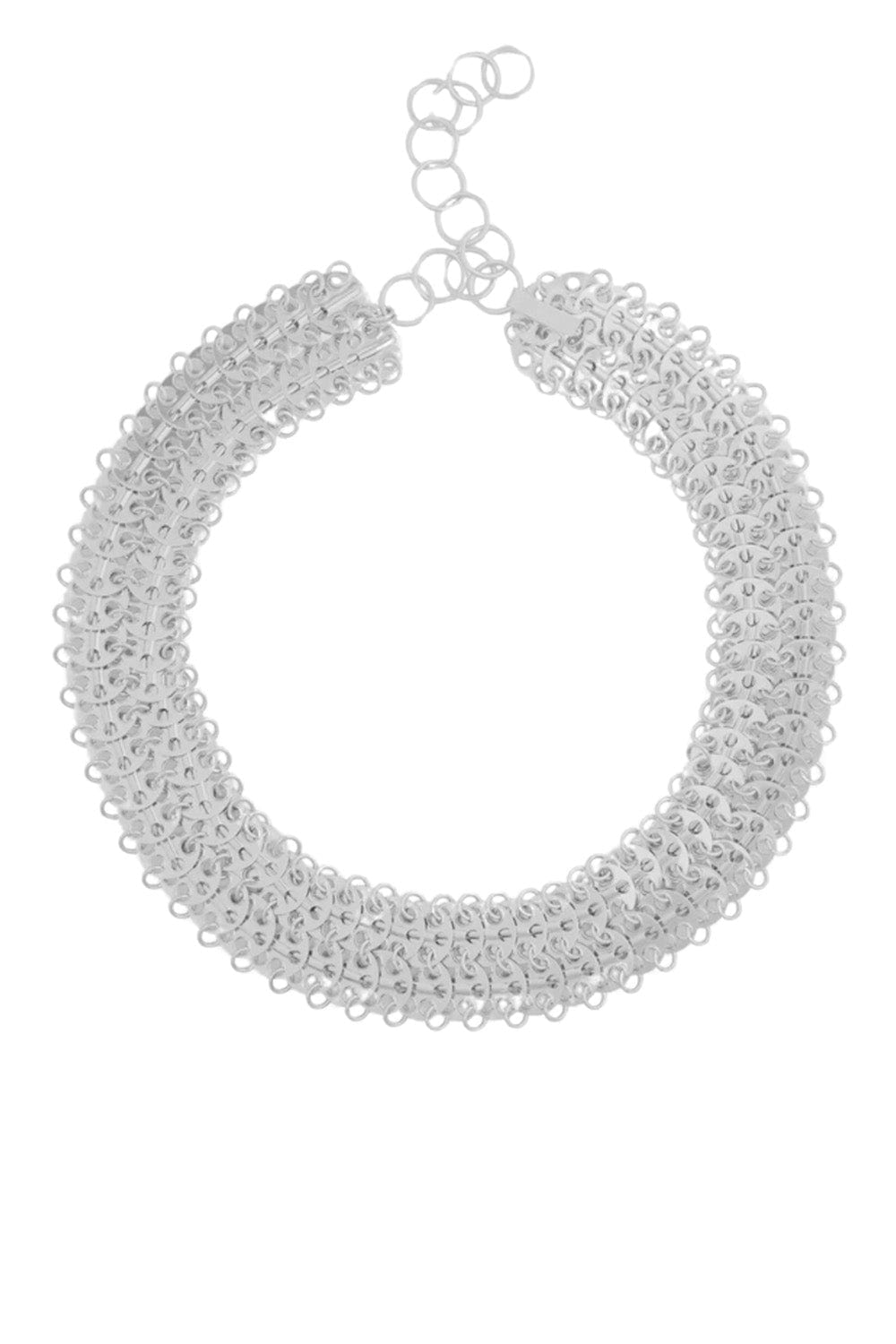 Rabanne 1969 Silver Disc Chain Link Belt