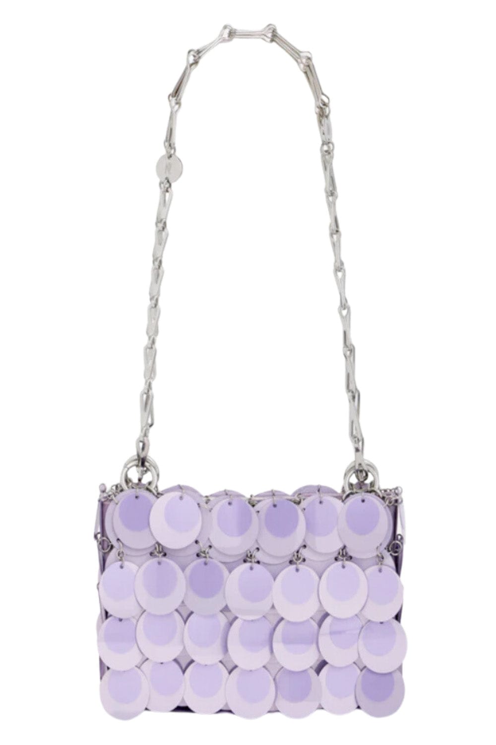 Rabanne Lilac Sparkle Nano Shoulder bag