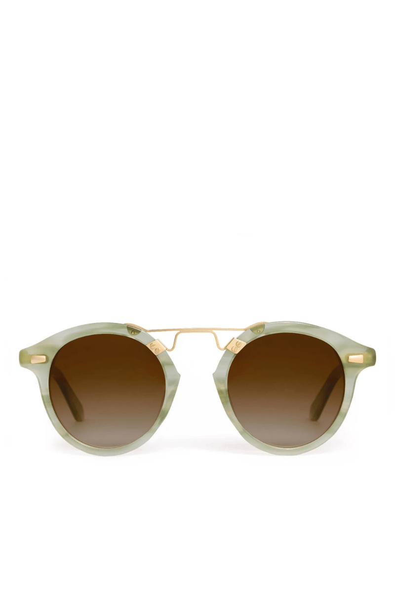 NEW. / LOUISE サングラス C-3 antique gold ニュー NEW. ボストン型 サングラス 眼鏡 LOUISE ルイーズ クラウン