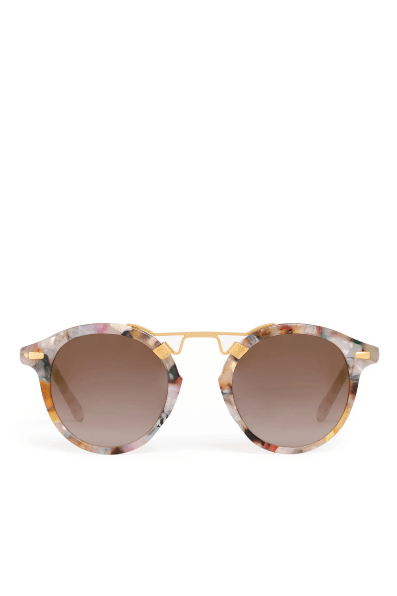 St. Louis Gelato 24K Mirrored Sunglasses display picture 1