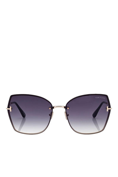 Nickie Smoke Gradient Butterfly Sunglasses