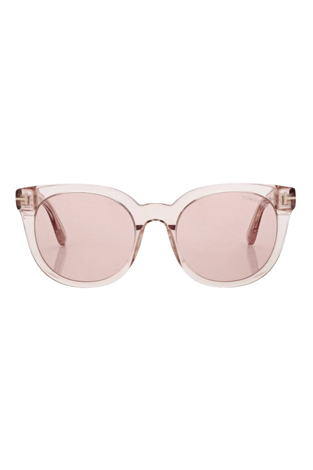 Tom Ford Eyewear Moira Pink Transparent Acetate Sunglasses