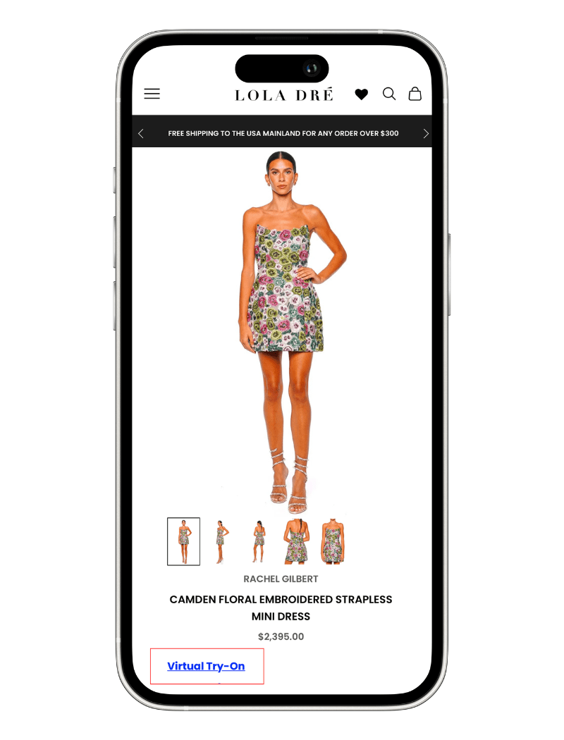 Try On Feature