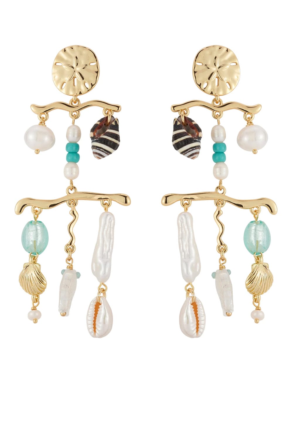 Mignonne Gavigan Vida Luxe Pearl Chandelier Earrings