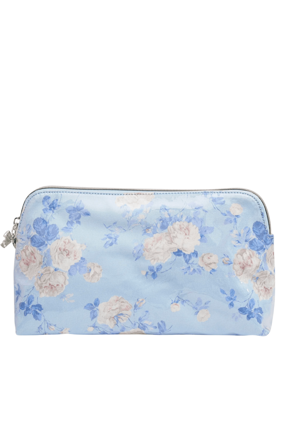 LoveShackFancy Whisper Blue Floral Medium Travel Pouch