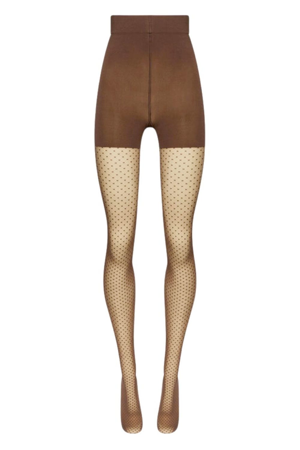 Wolford Umber Dot Sheer Control Tights