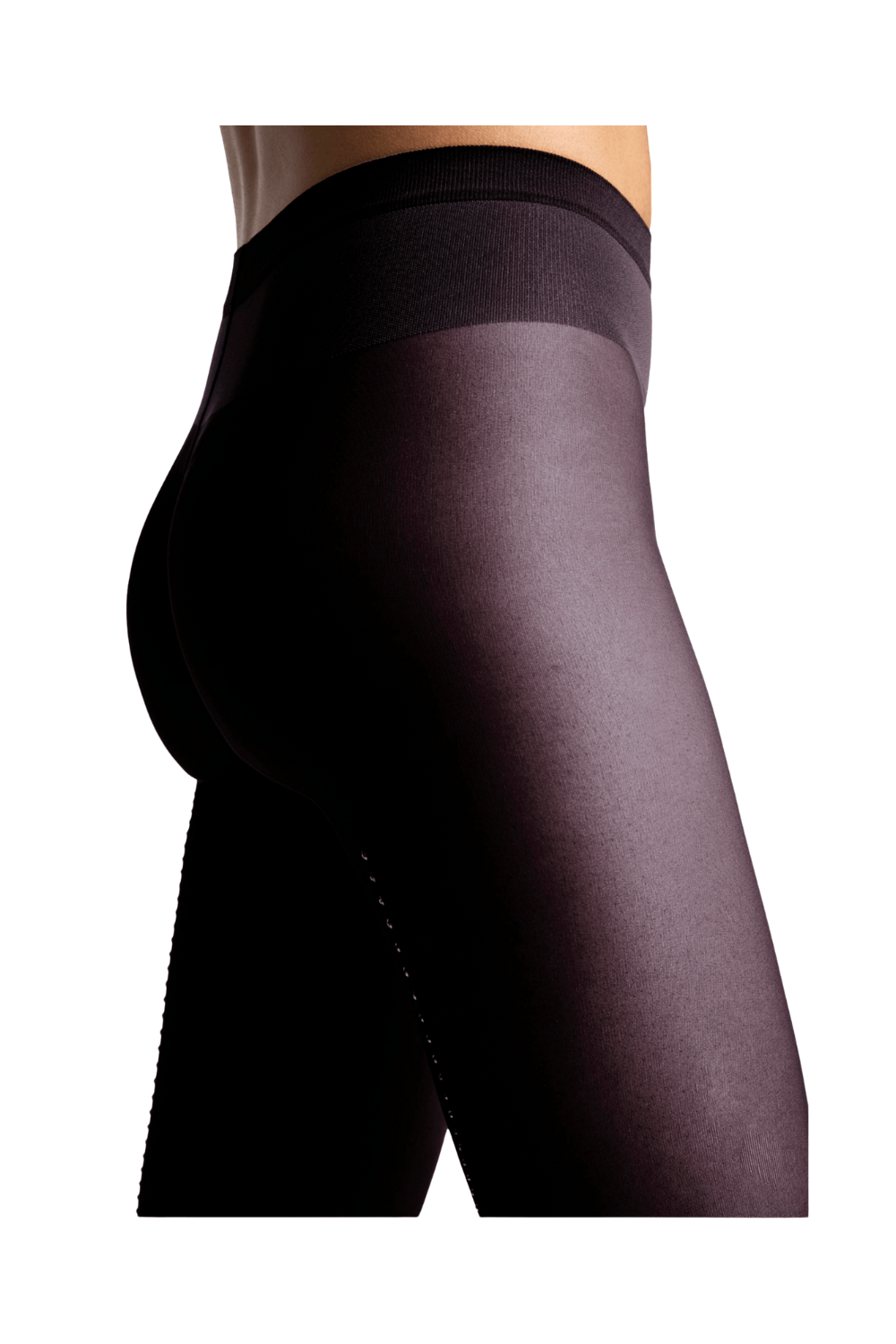 Wolford Crystal Black Tights with Jet Hematite Detail