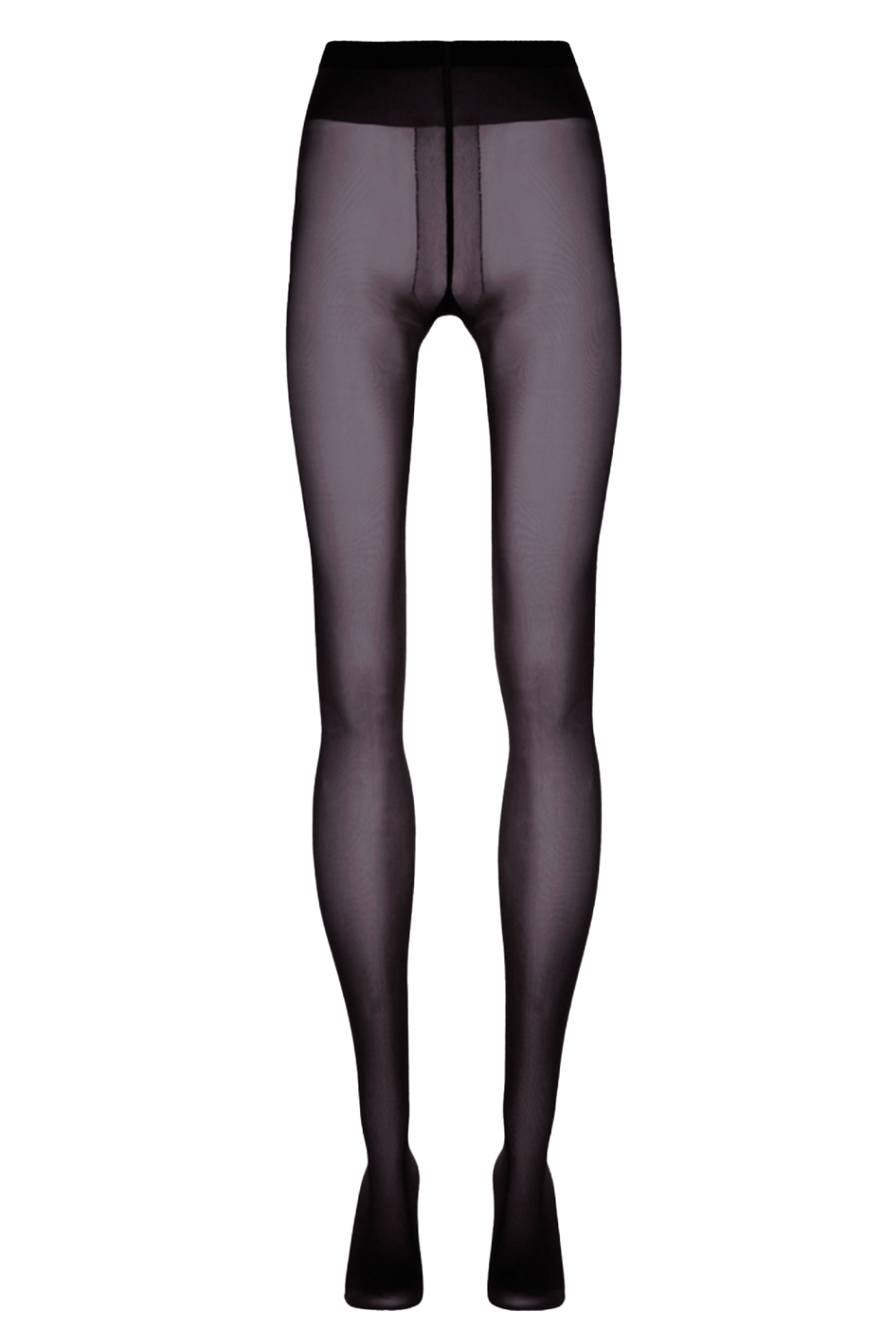 Wolford Crystal Black Tights with Jet Hematite Detail