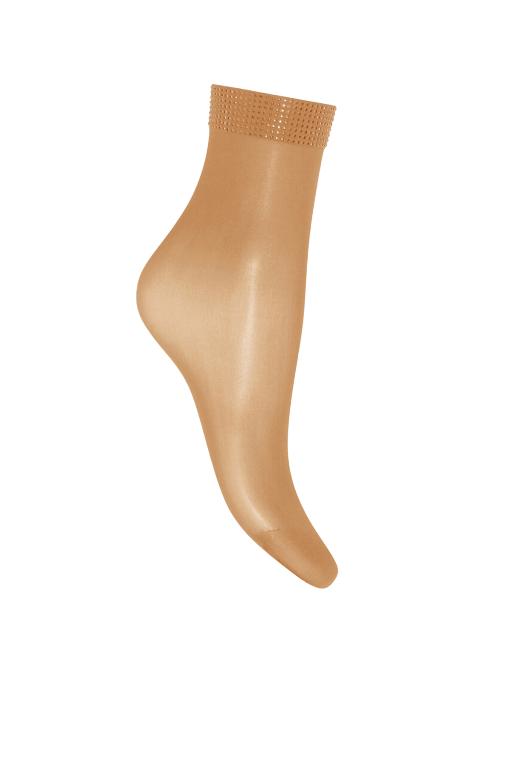 Wolford Liquid Gold Sheer Glitter Anklet Socks