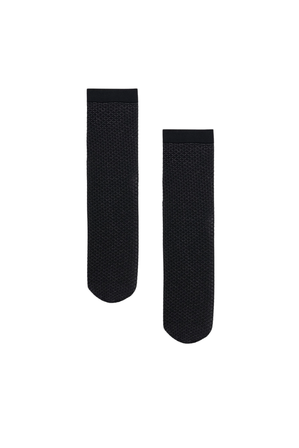 Wolford Shimmer Effect Black and Silver Lurex Socks