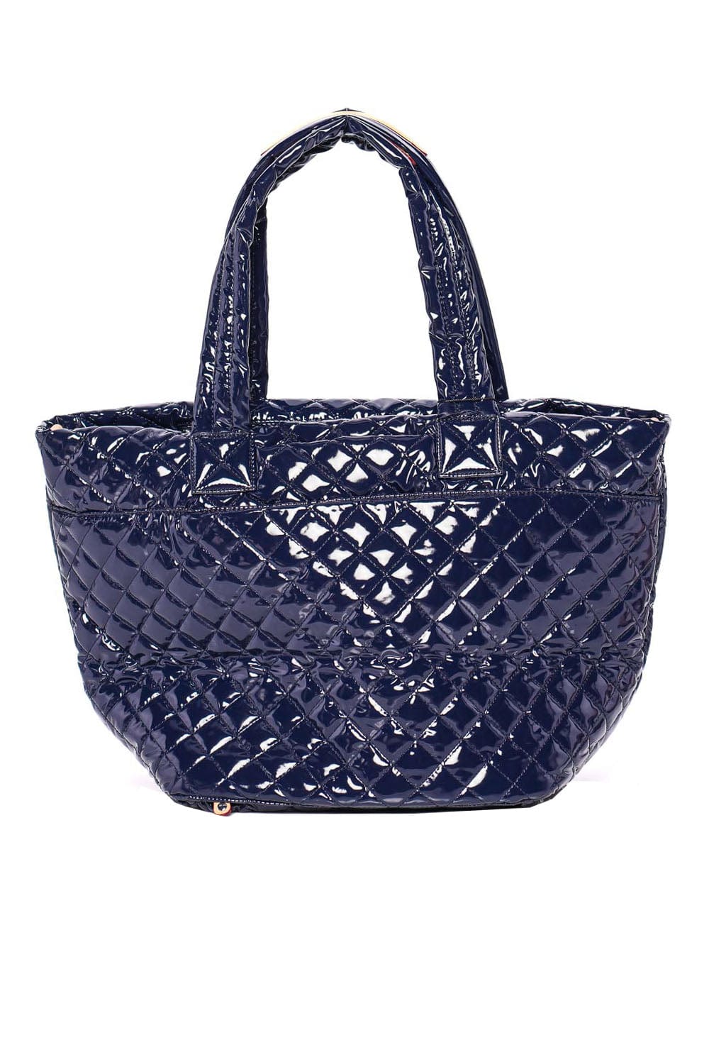 MZ Wallace Medium Metro Deluxe Navy Lacquer Tote