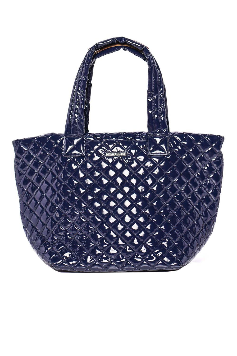 MZ Wallace Medium Metro Deluxe Navy Lacquer Tote