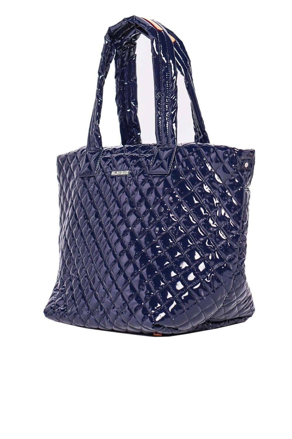 MZ Wallace Medium Metro Deluxe Navy Lacquer Tote