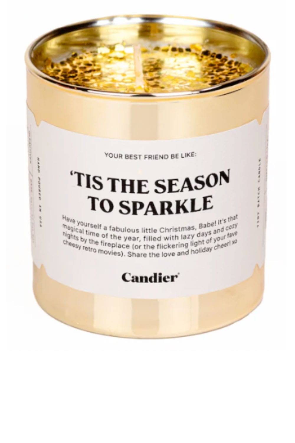 Candier Tis the Season to Sparkle Candle