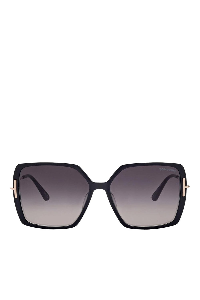 Linda Butterfly Tom Ford Sunglasses grey & black Tom Ford Butterfly Sunglasses TF324 Linda 01B Shiny Black  main image 4