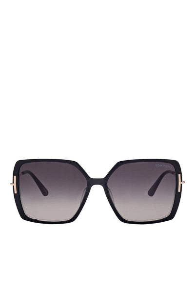 Jade Black Oversized Butterfly Sunglasses- Tom Ford Tom Ford Black Gradient Jade TF277 Butterfly Sunglasses Tom  main image 2