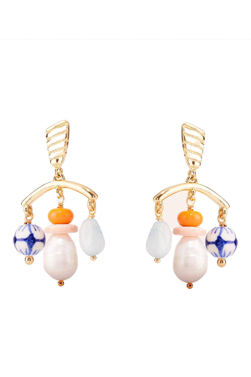 Mignonne Gavigan Lupe Beaded Chandelier Earrings