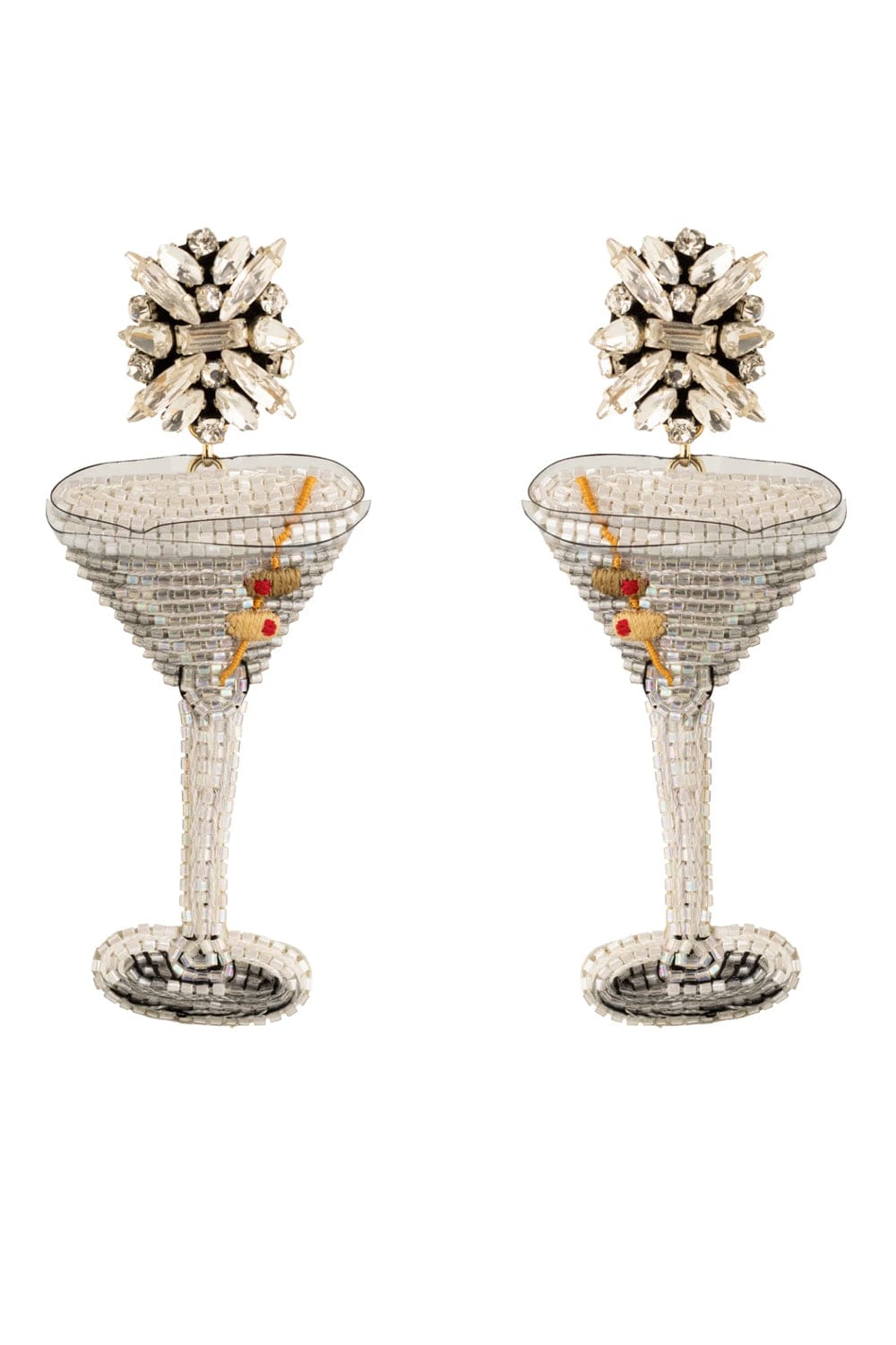 Mignonne Gavigan Bemelmans Beaded Martini Drop Earrings