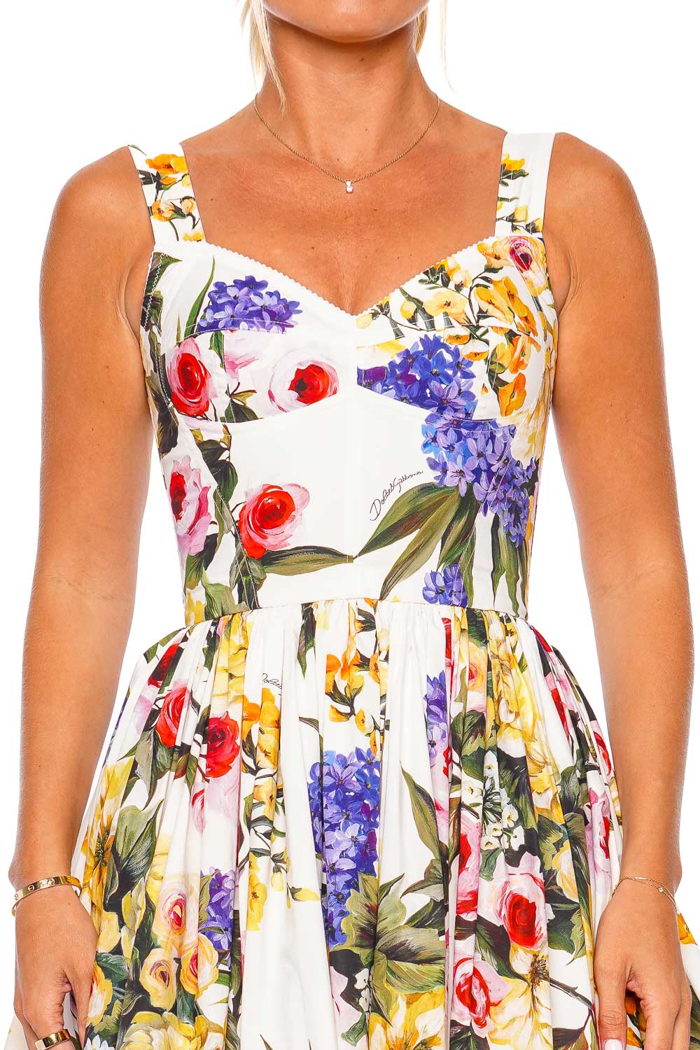 Flower Power Bustier Mini Dress