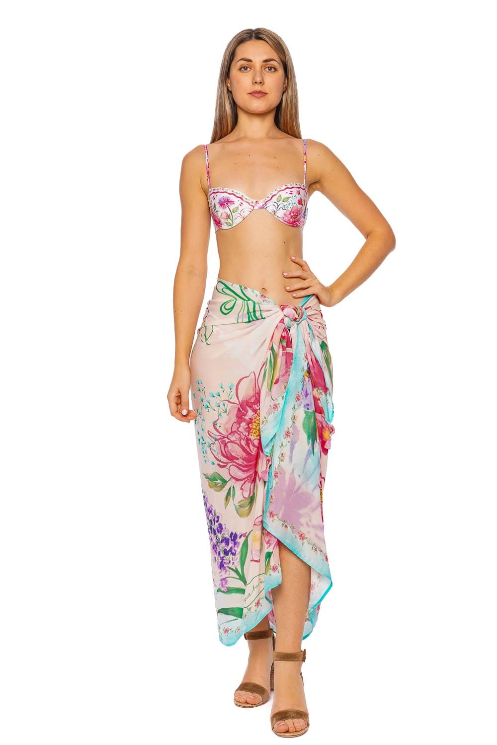 Agua Bendita Marine Chroma Pareo Cover Up