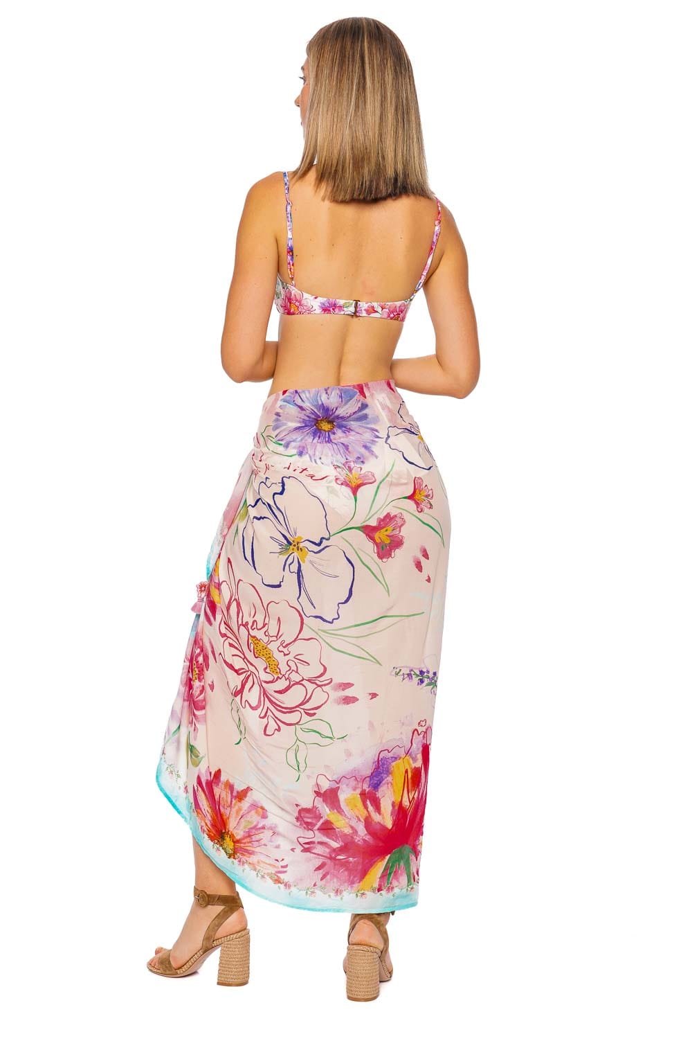 Agua Bendita Marine Chroma Pareo Cover Up