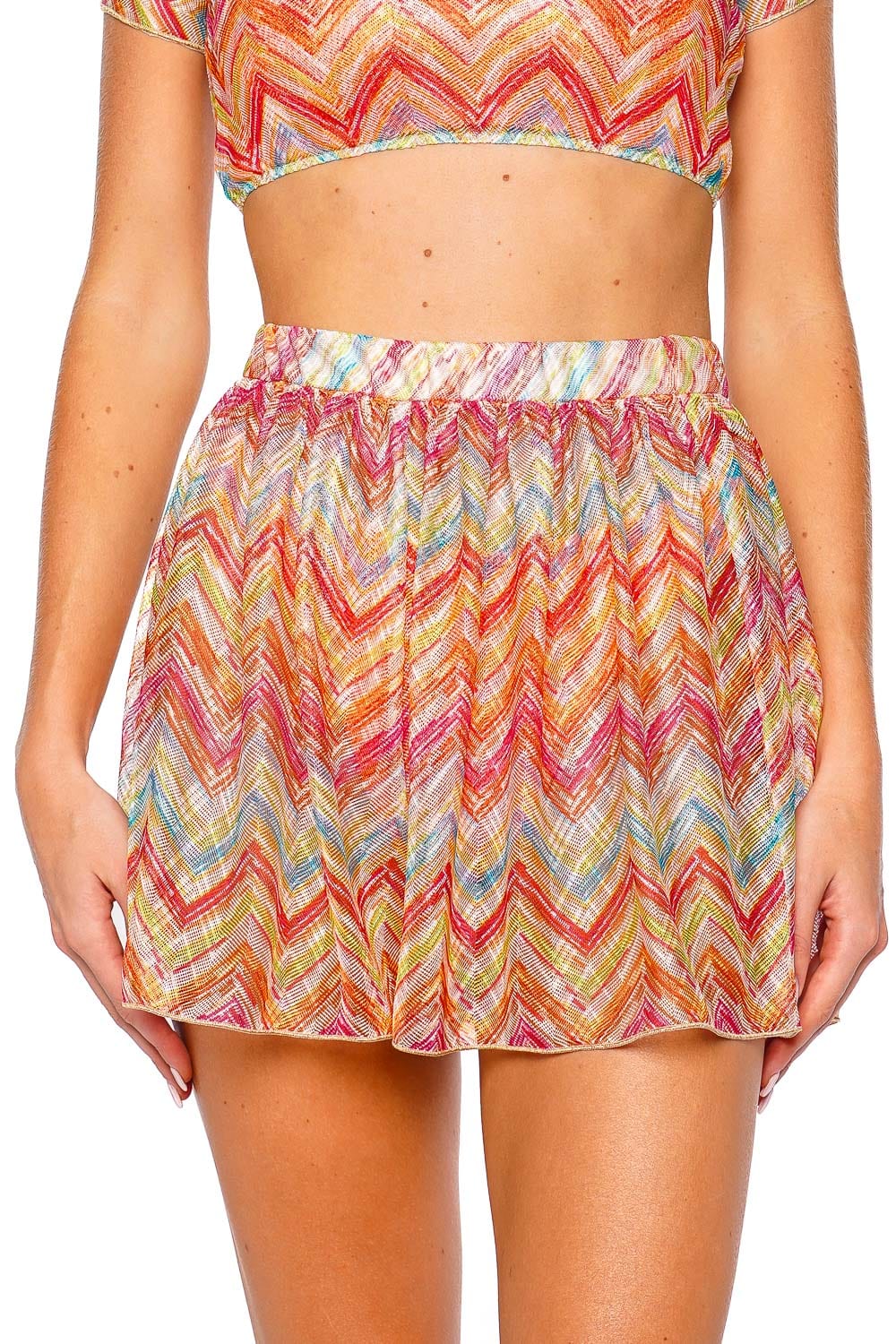 MISSONI Micro Chevron Knit Swim Short