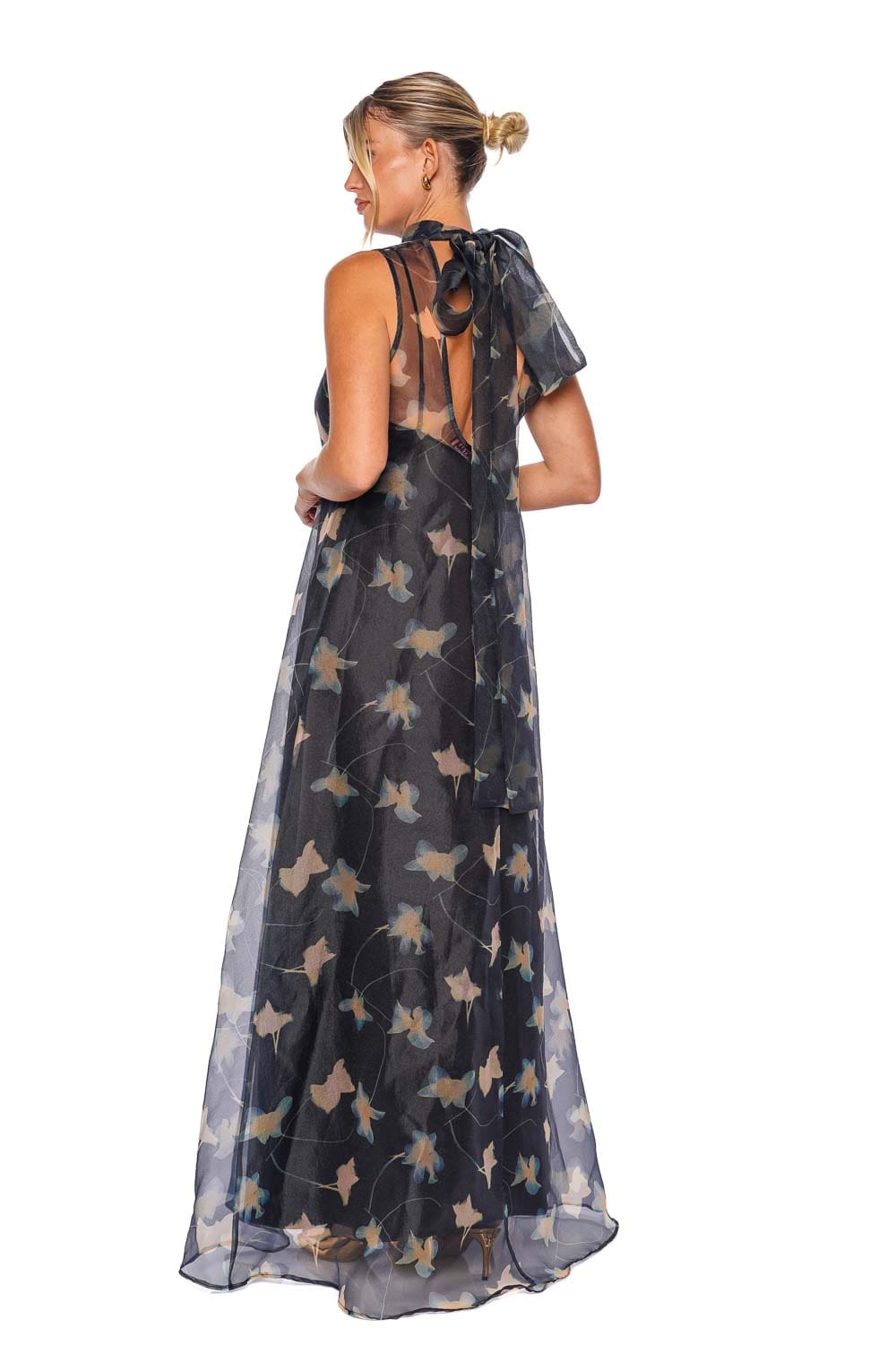 Staud Albee Botanical Shadows Maxi Dress