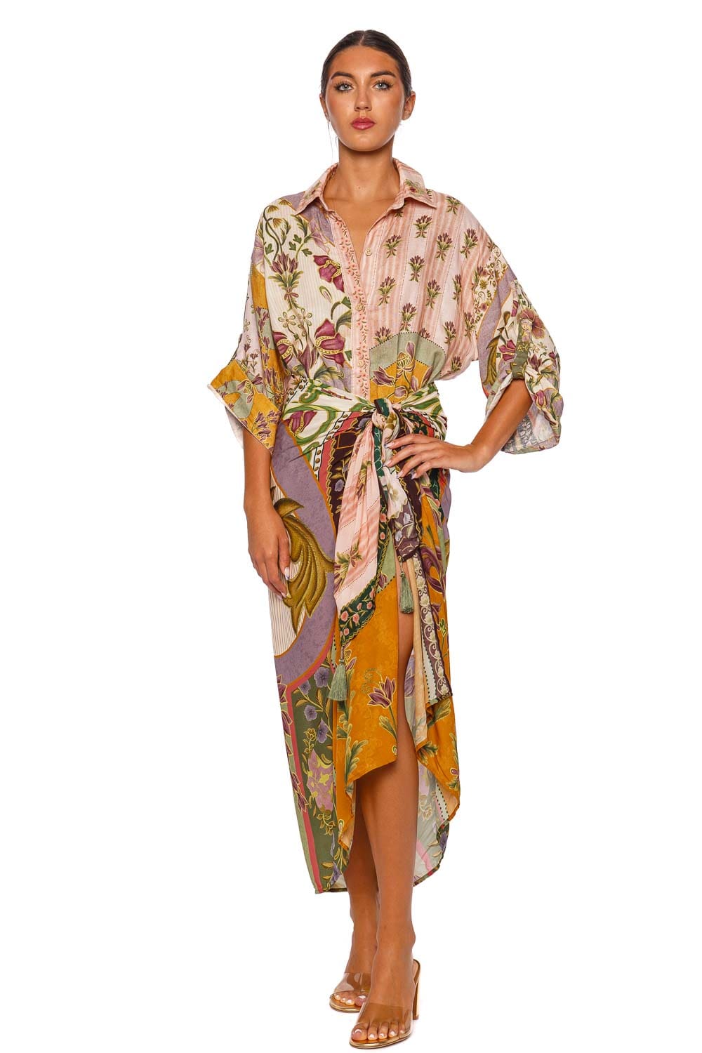 Agua Bendita Chrissy Aura Button Down Shirt