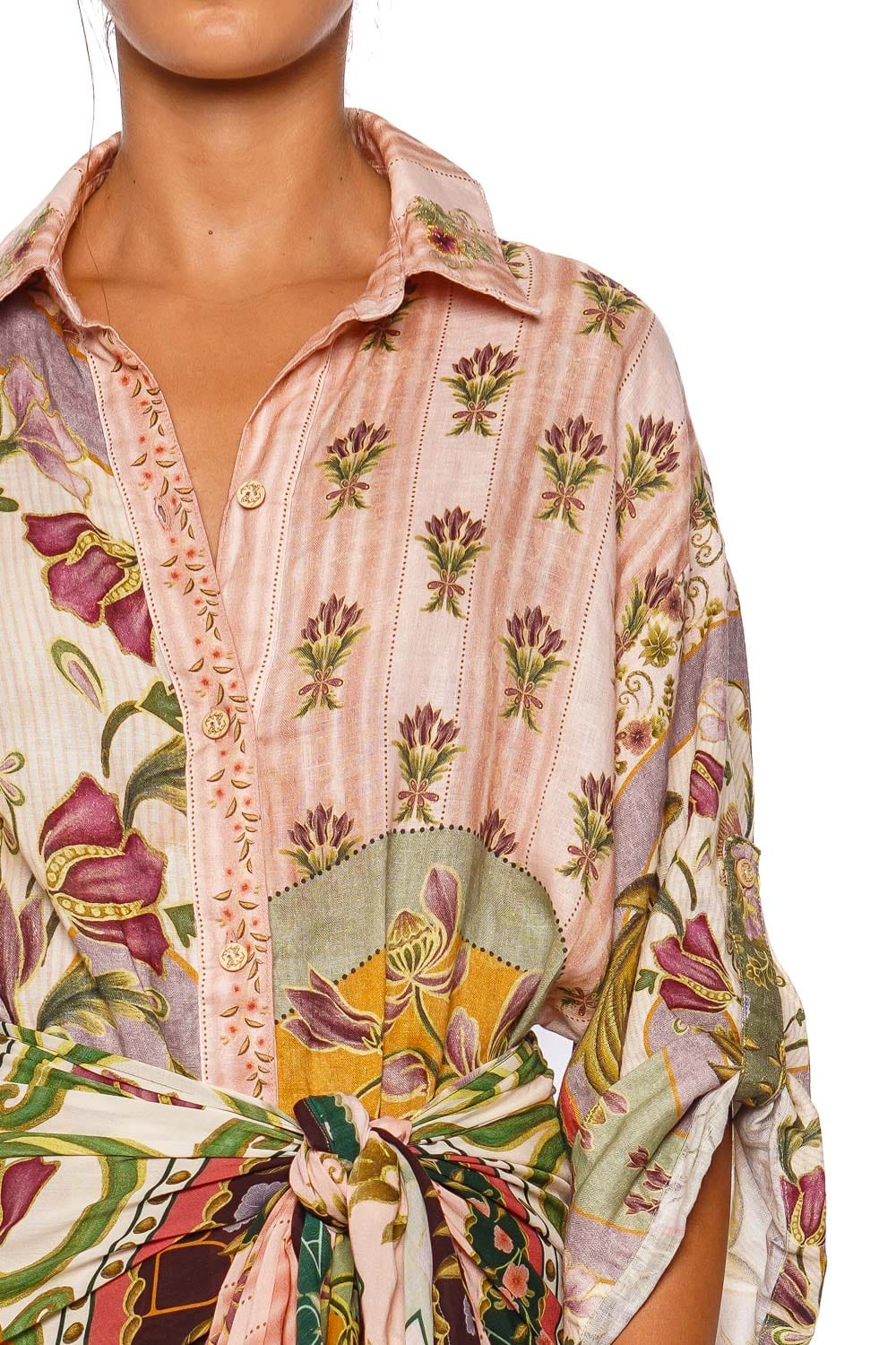 Agua Bendita Chrissy Aura Button Down Shirt