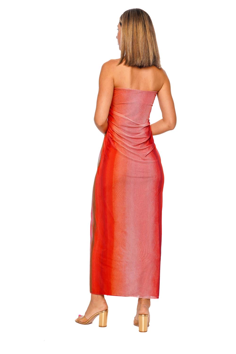 BAOBAB Lena Mi Colores Strapless Maxi Dress
