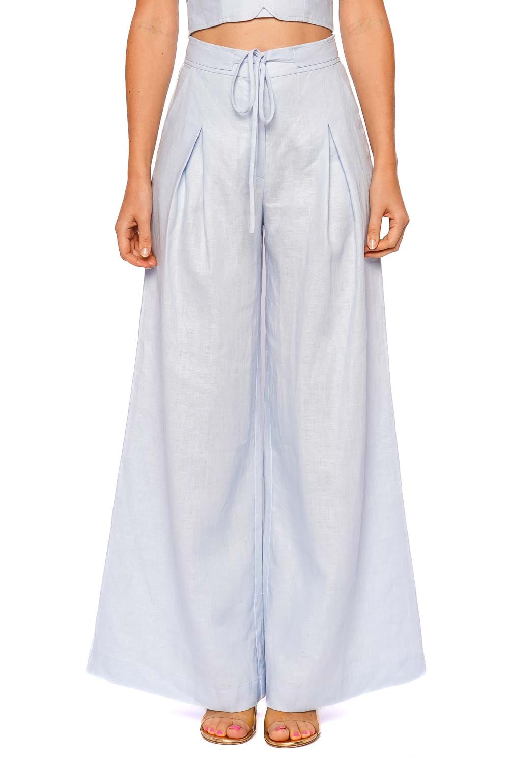 Andres Otalora Mi Diario Baby Blue Strapless Set