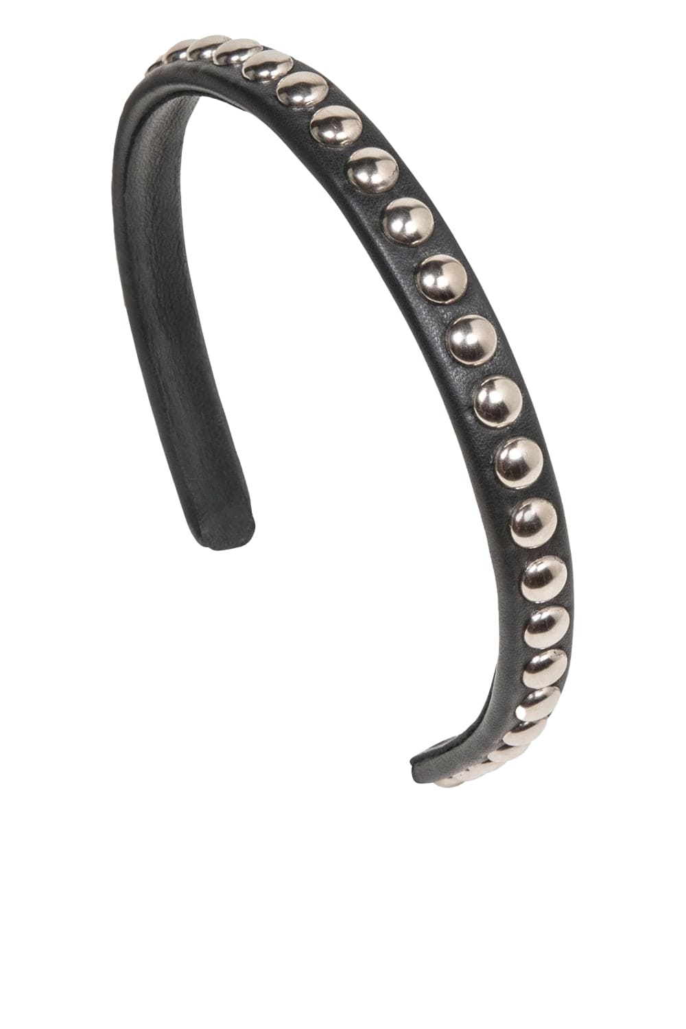 Jennifer Behr Parker Black Studded Leather Headband