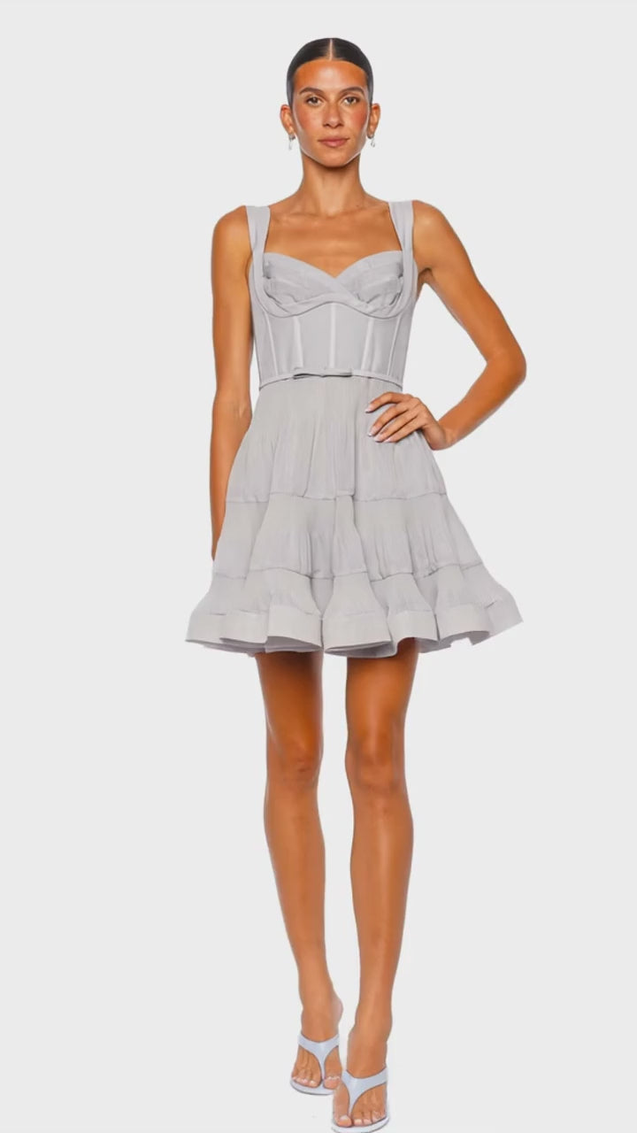 【新品未開封】Grace Pleated Docking Mini Dress 5ffc2c8e3ee849bea7ef8e93175cfd
