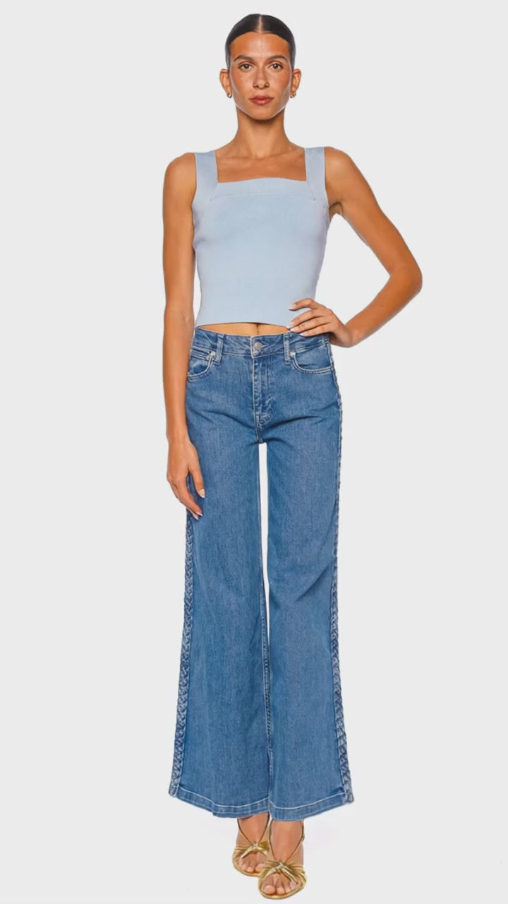 Madine Tidepool Sculpted Knit Tank