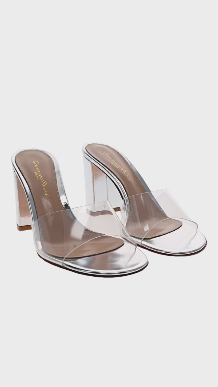 Gianvito Rossi ALISE シルバーミュール Gianvito Rossi 公式サイト