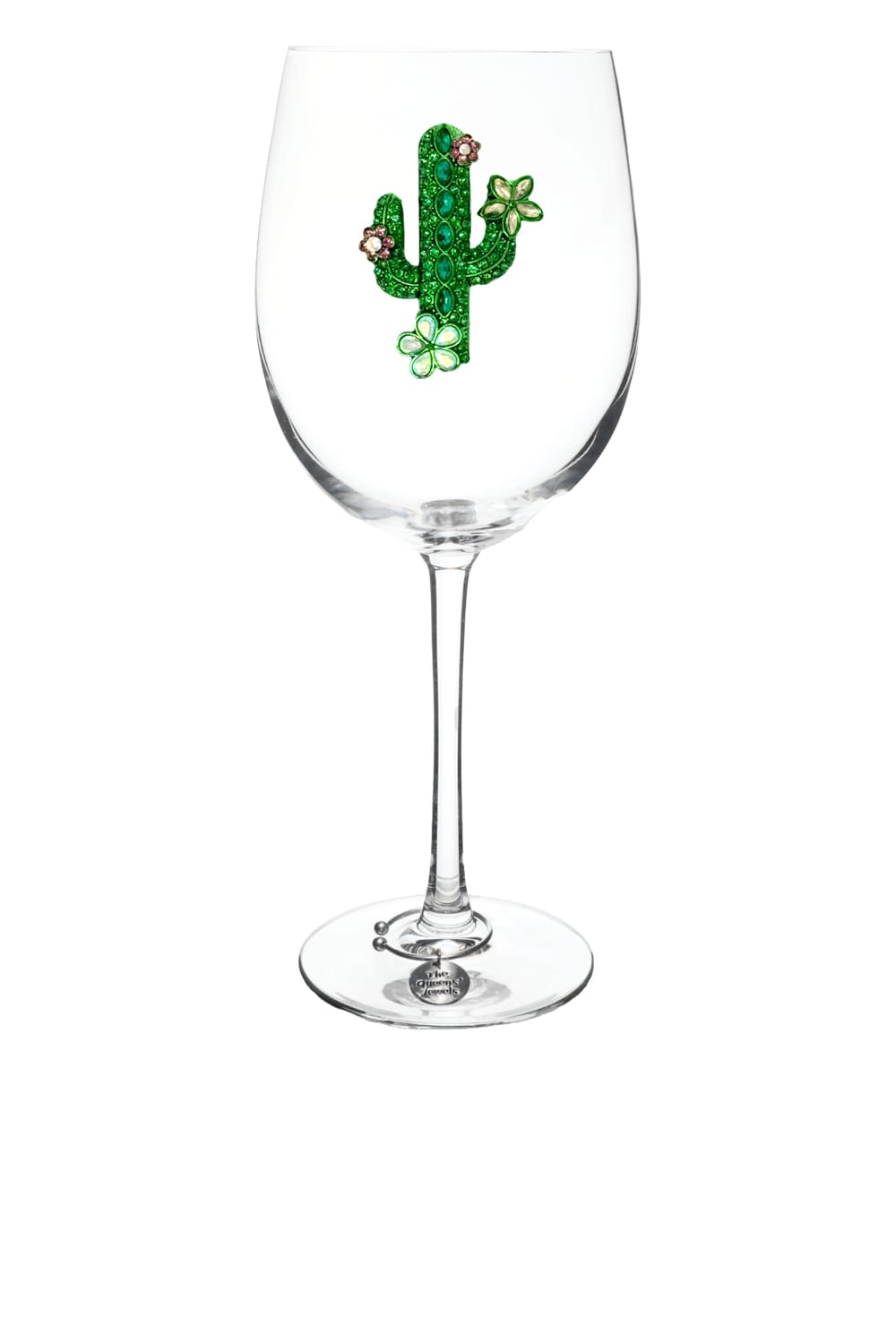 The Queens’ Jewels Cactus Flower Jewel Stemmed Wine Glass