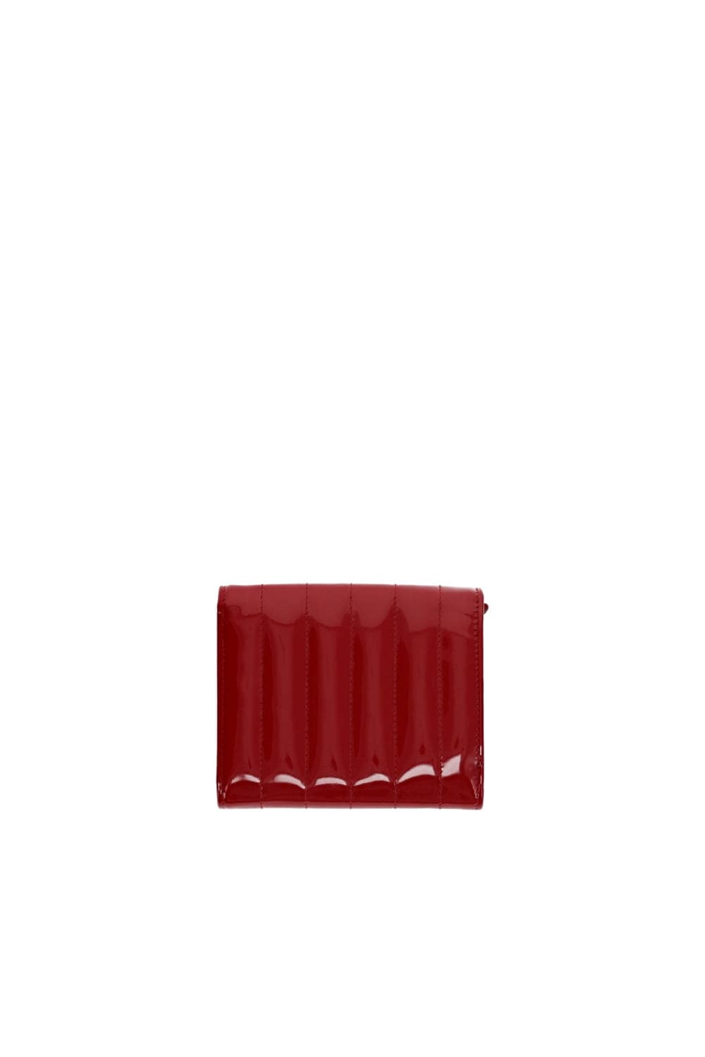 Lola's Closet Saint Laurent Vicky Red Patent Leather Trifold Wallet