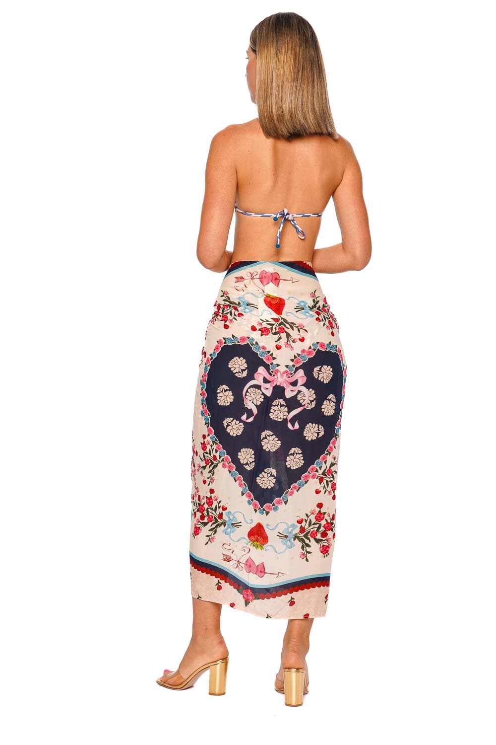 Agua Bendita Marine Cherish Pareo Cover Up