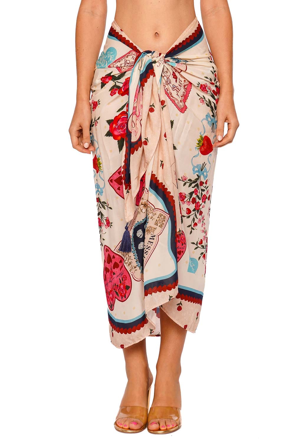 Agua Bendita Marine Cherish Pareo Cover Up